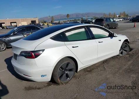 2021 Tesla Model 3 Standard Range Plus Rear-Wheel Drive из США, поврежденный, VIN 5YJ3E1EA0MF006507